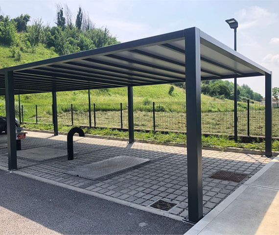 Pergola Fissa per proteggere automobili